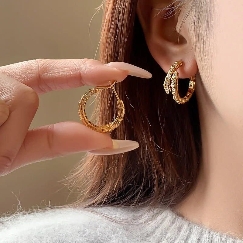 Classic Snake Shaped Earings